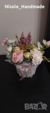 Букети с бонбони и цветя, снимка 18 - Други - 52738755
