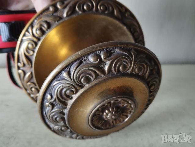 Бронзова дръжка за врата тип топка, снимка 4 - Антикварни и старинни предмети - 45694101