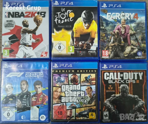 PlayStation 4 игри 15€/бр