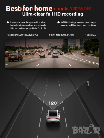 AKEEYO P1 Мини видеорегистратор – Супер компактна предна видеорегистратор за автомобили, снимка 7 - Аксесоари и консумативи - 53711297