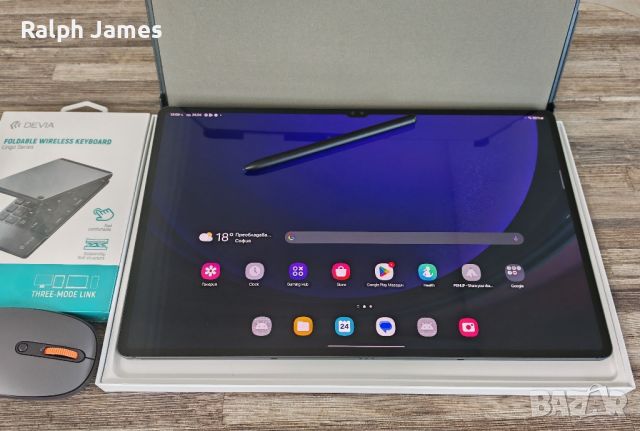 Бартер Като Нов Samsung Galaxy Tab S9 Ultra 14.6" WiFi 12 GB RAM 512 GB Graphite Гаранция, снимка 4 - Таблети - 45453598