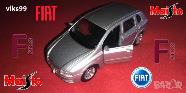 Метална количка FIAT STILO MAISTO - Мащаб 1:38, снимка 1 - Колекции - 48570969