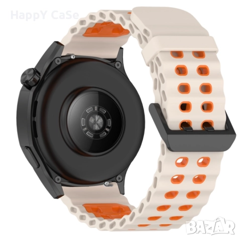 DUAL COLOR Силиконова каишка за Huawei Watch/Samsung/Garmin/Apple/Xiaomi/Amazfit, снимка 2 - Каишки за часовници - 51471802