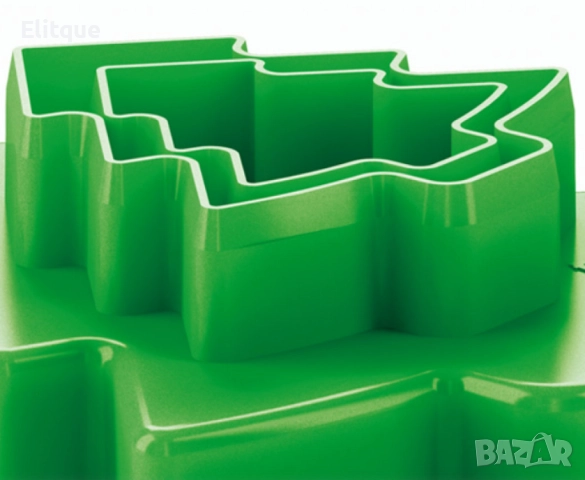 Комплект форми за сладки, коледна елха, 4 размера, снимка 6 - Други - 52831831