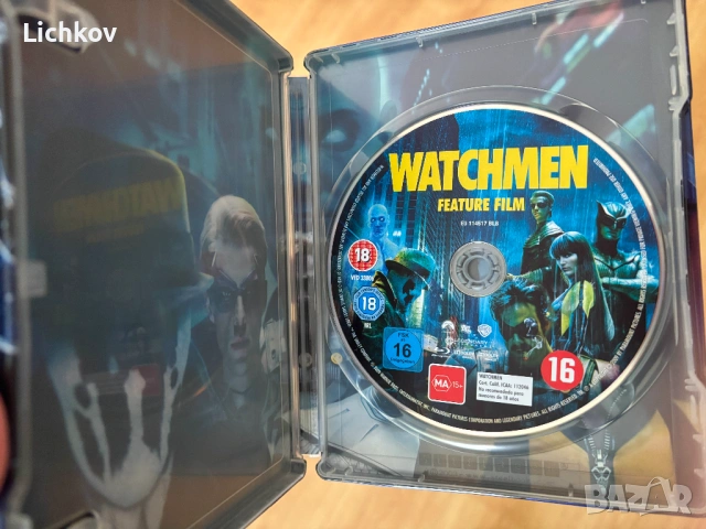 Без БГ суб - Пазителите / Watchmen - Blu ray Steelbook, снимка 3 - Blu-Ray филми - 54000338