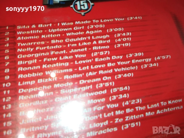 HITZONE 15 CD 2409251520, снимка 17 - CD дискове - 51822051