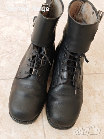 Български Военни Офицерски Строеви Соц Обувки Чепици 1970те г., снимка 6 - Антикварни и старинни предмети - 53840699