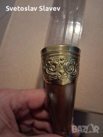 Естествен рог с обков., снимка 4 - Колекции - 53711453