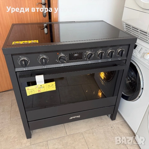Индукционна готварска печка Smeg, снимка 2 - Печки, фурни - 54108413