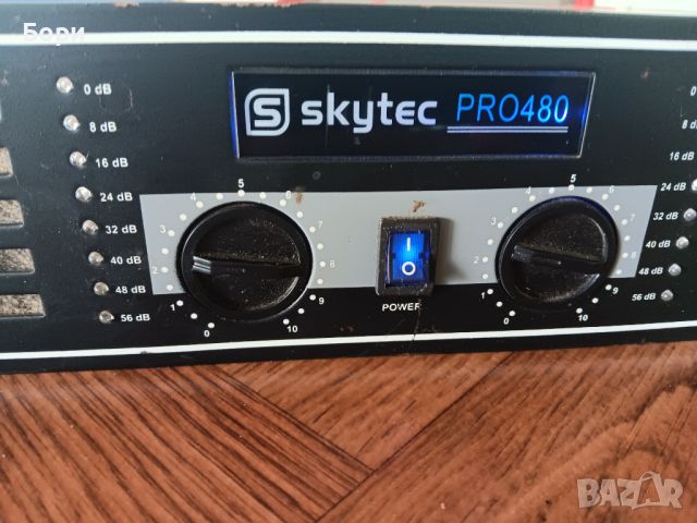 SKYTEC PRO 480  2x240W крайно стъпало, снимка 2 - Ресийвъри, усилватели, смесителни пултове - 46248775