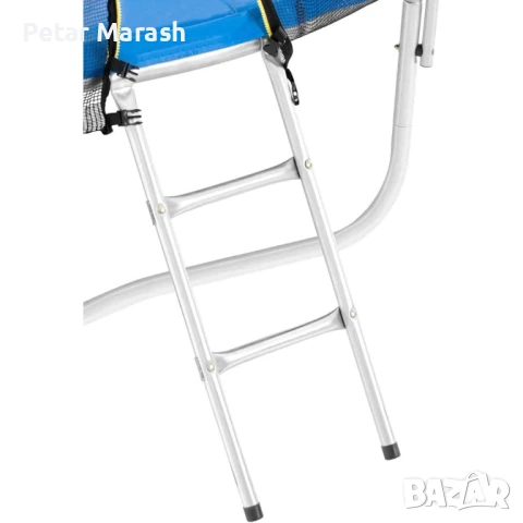 Детски батут с мрежа 244см с ПДОАРЪΚ LED Лампички – Подсилена конструкция и UV защита, снимка 9 - Други - 50985707