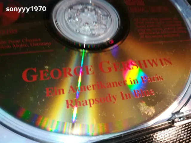 GERSHWIN-ORIGINAL CD-ВНОС GERMANY 2912240740, снимка 16 - CD дискове - 48485796