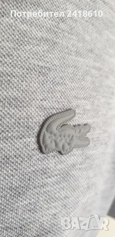 Lacoste 3/4 Zip  Pique Stretch Cotton Slim Fit Mens Size 5 - L НОВО! ОРИГИНАЛ! Мъжка Тениска!, снимка 6 - Тениски - 49924539
