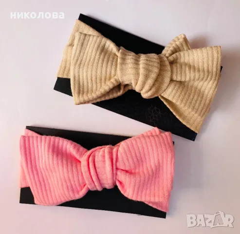 Ленти с голяма панделка, снимка 4 - Аксесоари за коса - 48736543