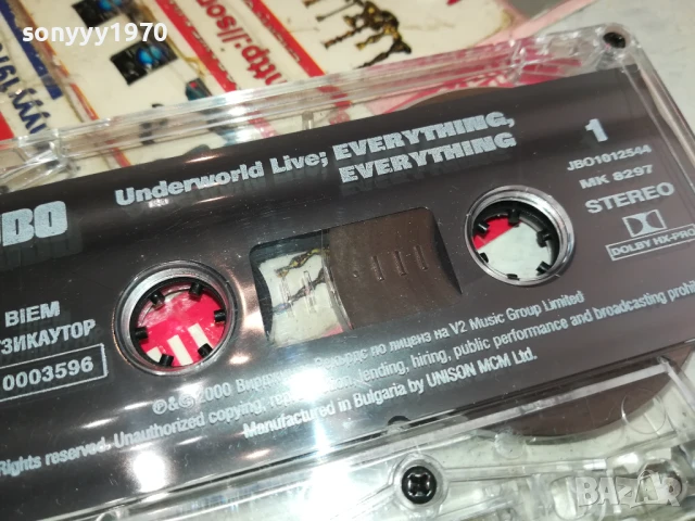 UNDERWORLD LIVE-ORIGINAL TAPE 0106251735, снимка 10 - Аудио касети - 50506491