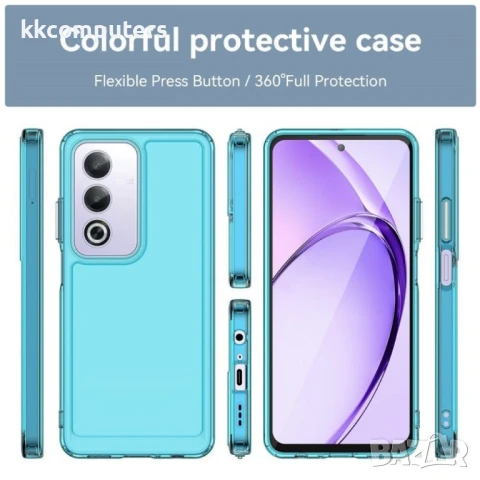 Oppo A80 5G / A3 Pro 5G Силиконов Калъф Transparent /TPU и Протектор