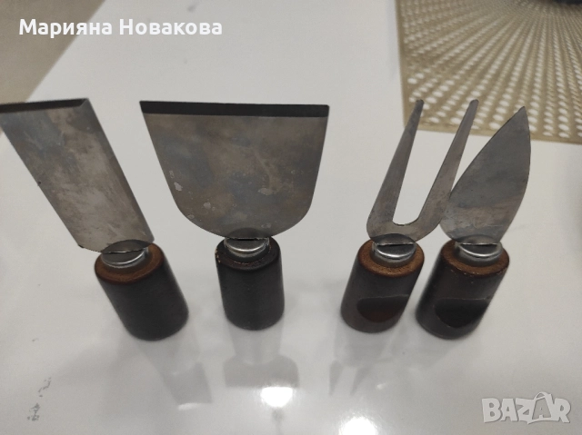 4 ножа за сирена, снимка 2 - Прибори за хранене, готвене и сервиране - 52080488