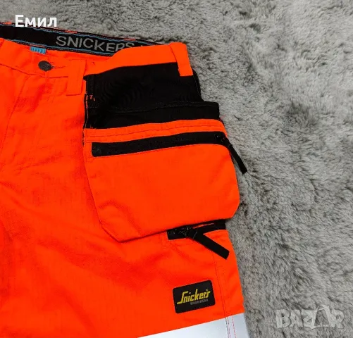 Нови шорти Snickers Hi-Vis Shorts, Размер М/50, снимка 3 - Къси панталони - 49306259