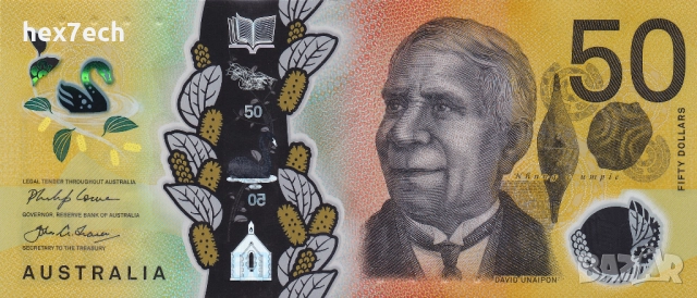 ❤️ ⭐ Австралия 2023 50 долара полимер UNC нова ⭐ ❤️, снимка 2 - Нумизматика и бонистика - 52723922