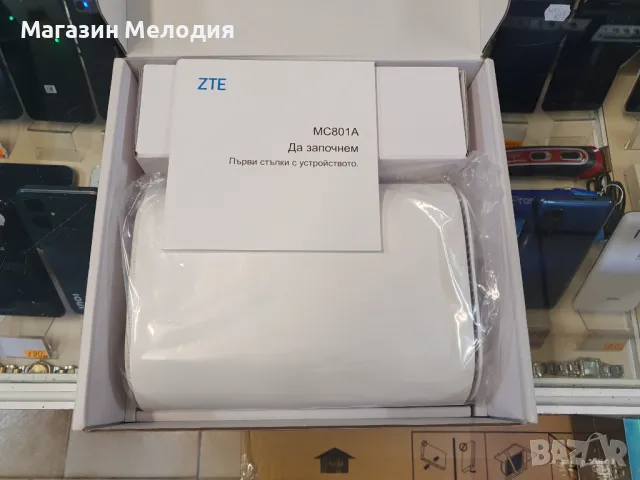 НОВ! Рутер ZTE MC801A 5G Пълен комплект., снимка 3 - Рутери - 48330279