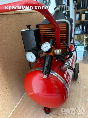 немски  маслен компресор " T.I.P"/24 l/, снимка 4 - Компресори - 53850320