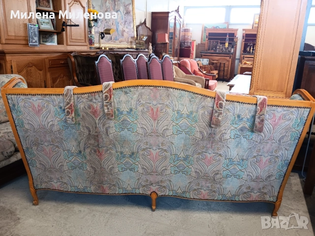 Винтиж диван тройка , снимка 7 - Дивани и мека мебел - 51000565