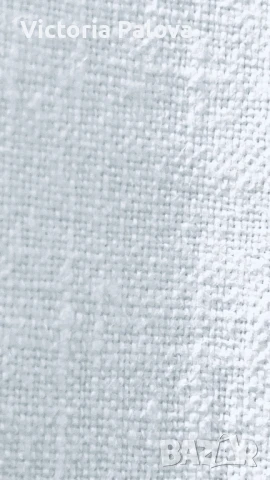 Скъп бял панталон груб лен MISS ETAM Франция, снимка 6 - Панталони - 51026997