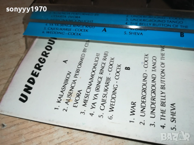 ЪНДЕРГРАУНД-UNISON TAPE 2811251900, снимка 2 - Аудио касети - 52577428