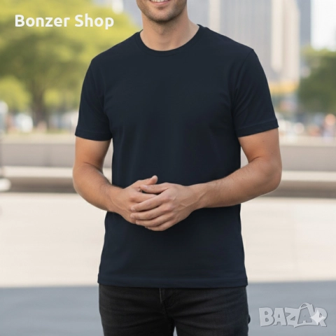 Мъжки тениски от 100% памук – 8 различни цвята, снимка 9 - Тениски - 51850112