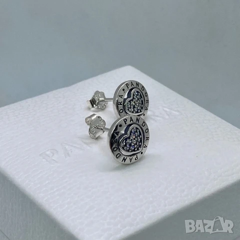 НОВИ! Оригинални Сребърни Обеци на Pandora/Пандора на Винт и с Английско Закопчаване S925/ALE!, снимка 13 - Обеци - 50578760