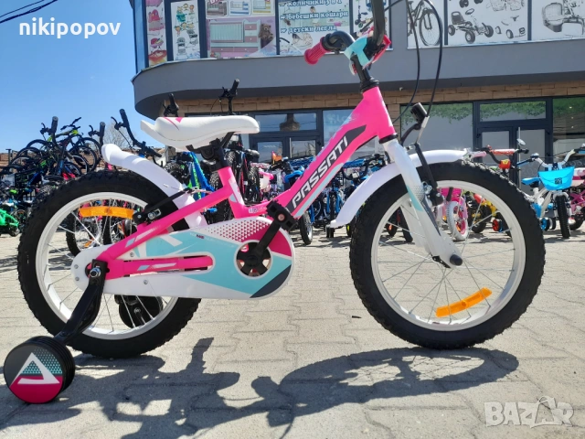 PASSATI Велосипед 16" ALEX розов, снимка 12 - Велосипеди - 53759471