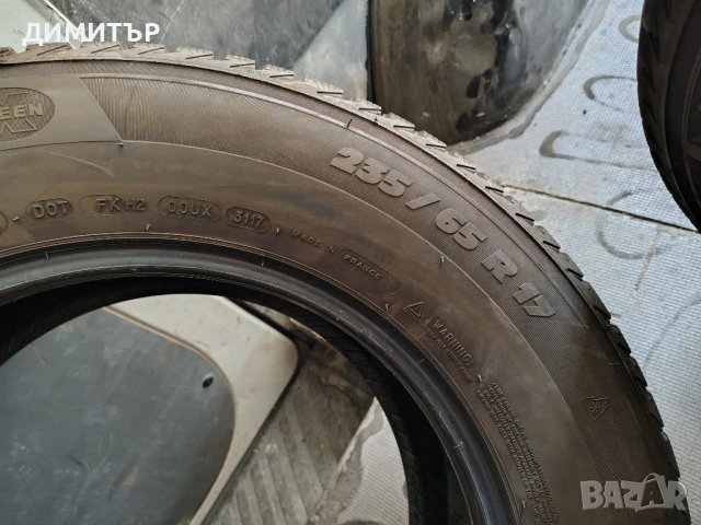 4бр.зимни гуми MICHELIN 235 65 17 DOT17 цена за брой, снимка 8 - Гуми и джанти - 51371872