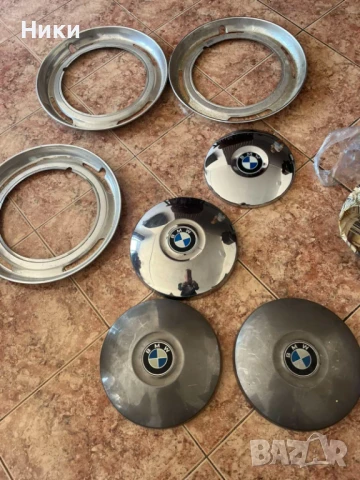 3 бр. метални тасове + 3 бр.рингове около тасовете за БМВ,BMW 1800 1967г., снимка 3 - Аксесоари и консумативи - 51070734