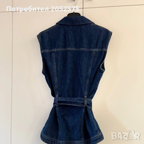 Дънков елек на Massimo Dutti, снимка 2 - Елеци - 53800464