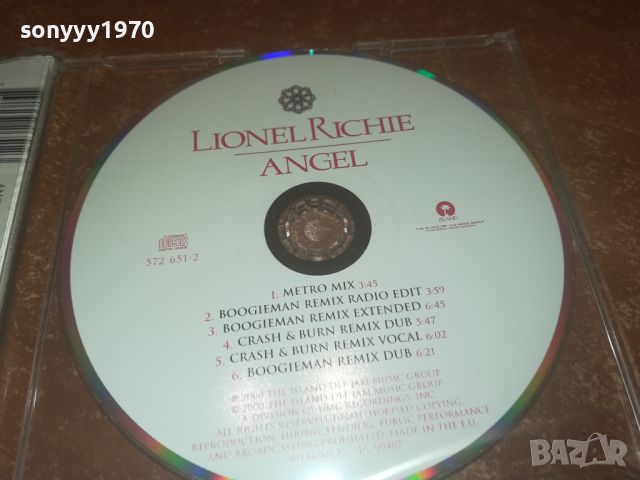 LIONEL RICHIE CD-ВНОС GERMANY 0307241235, снимка 2 - CD дискове - 46455132