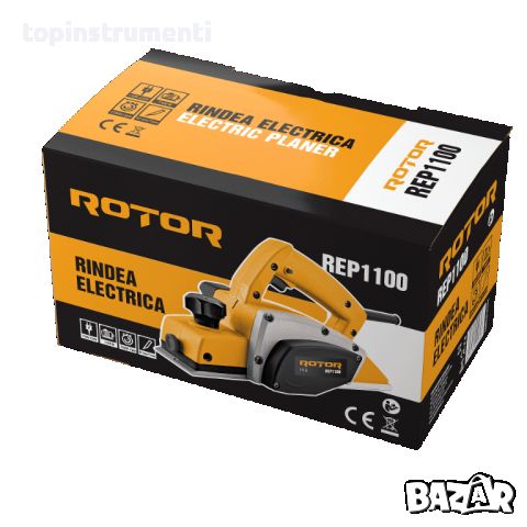 Ренде електрическо ROTOR REP1100, 1100W, 82 мм, снимка 4 - Други инструменти - 45879327