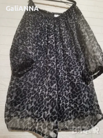 СТРАХОТНА ТУНИКА ЕФЕКТЕН ДЕСЕН 3XL-4XL, снимка 2 - Туники - 50133086