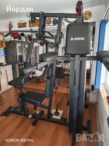Продавам нов гладиатор  ORION Комбиниран уред CLASSIC L2,  едновремено тренират 3 човека., снимка 9 - Фитнес уреди - 53659441