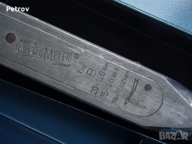 GEDORE - RAHSOL - DREMOMETER - Typ B - MADE IN GERMANY - 1/2" PROFI Динамометричен Ключ 20 - 120 Nm , снимка 13 - Гедорета - 52396291