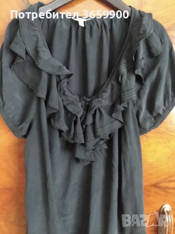 Елегантна дамска риза,100% коприна,L размер, снимка 2 - Ризи - 46321930