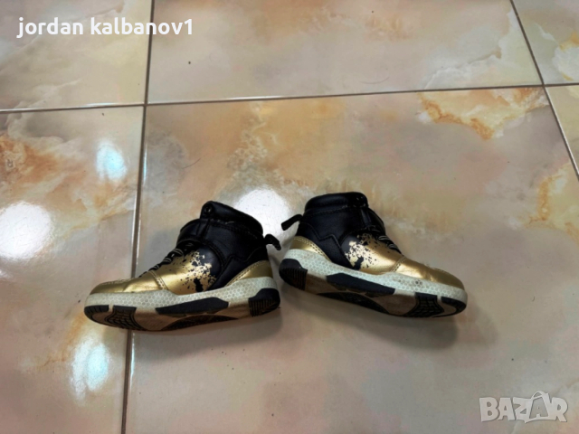 Подарявам - детски боти златисти номер 24 стелака 17см., снимка 2 - Детски боти и ботуши - 53585618