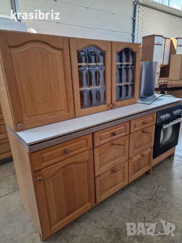 Масивна Кухня-200см-внос от Германия!, снимка 6 - Кухни - 54108852