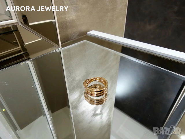 CARTIER Etincelle de Cartier Rose Gold Paved Diamonds Дамски Пръстен, снимка 7 - Пръстени - 53236864