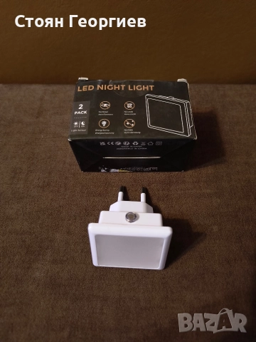 Чисто нова лед нощна лампа адаптер