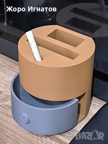 Холдър/Поставка за устройство Icos ILUMA и цигари Тереа/Terea с пепелник, снимка 4 - Декорация за дома - 52944535