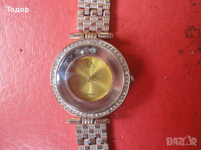 Дамски часовник с кристали Celvin Klain, снимка 2 - Дамски - 45194935