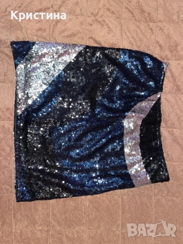 Пайетена парти пола