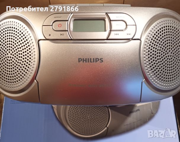 CD радиокасетофон Philips AZ127/12, Dynamic Bass, CD, Касета, снимка 9 - Радиокасетофони, транзистори - 45514098