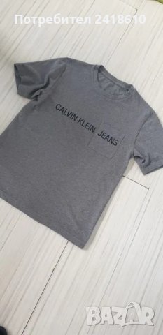 Calvin Klein Jeans CKJ Cotton Mens Size S  ОРИГИНАЛ! Мъжка Тениска!, снимка 10 - Тениски - 50068038