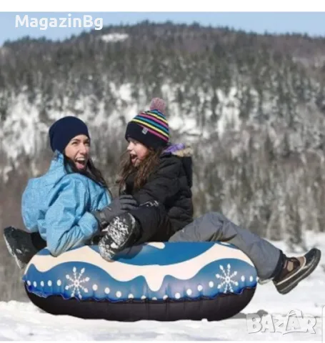 Надуваема шейна Snow Tube, Snowrider Снежна туба Тюбинг, снимка 5 - Други - 48693381